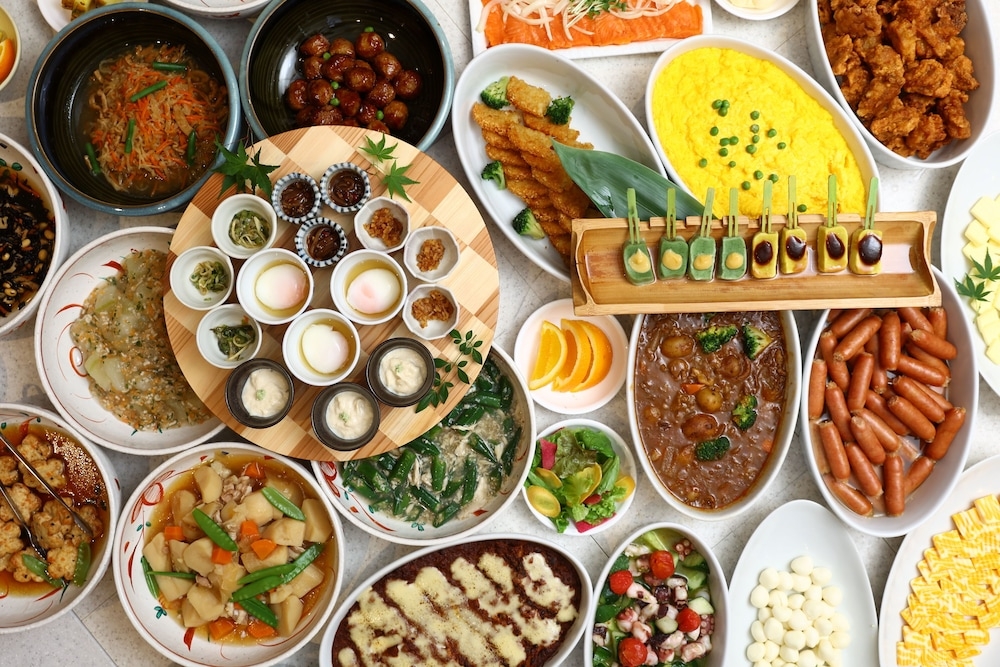 朝食ビュッフェ